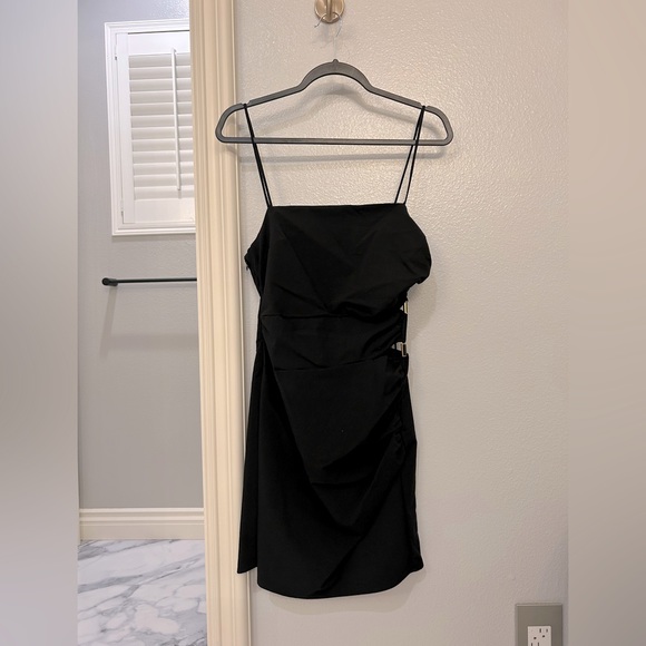 ZARA JEWEL APPLIQUÉ CUT OUT MINI DRESS - NWT - Picture 7 of 11